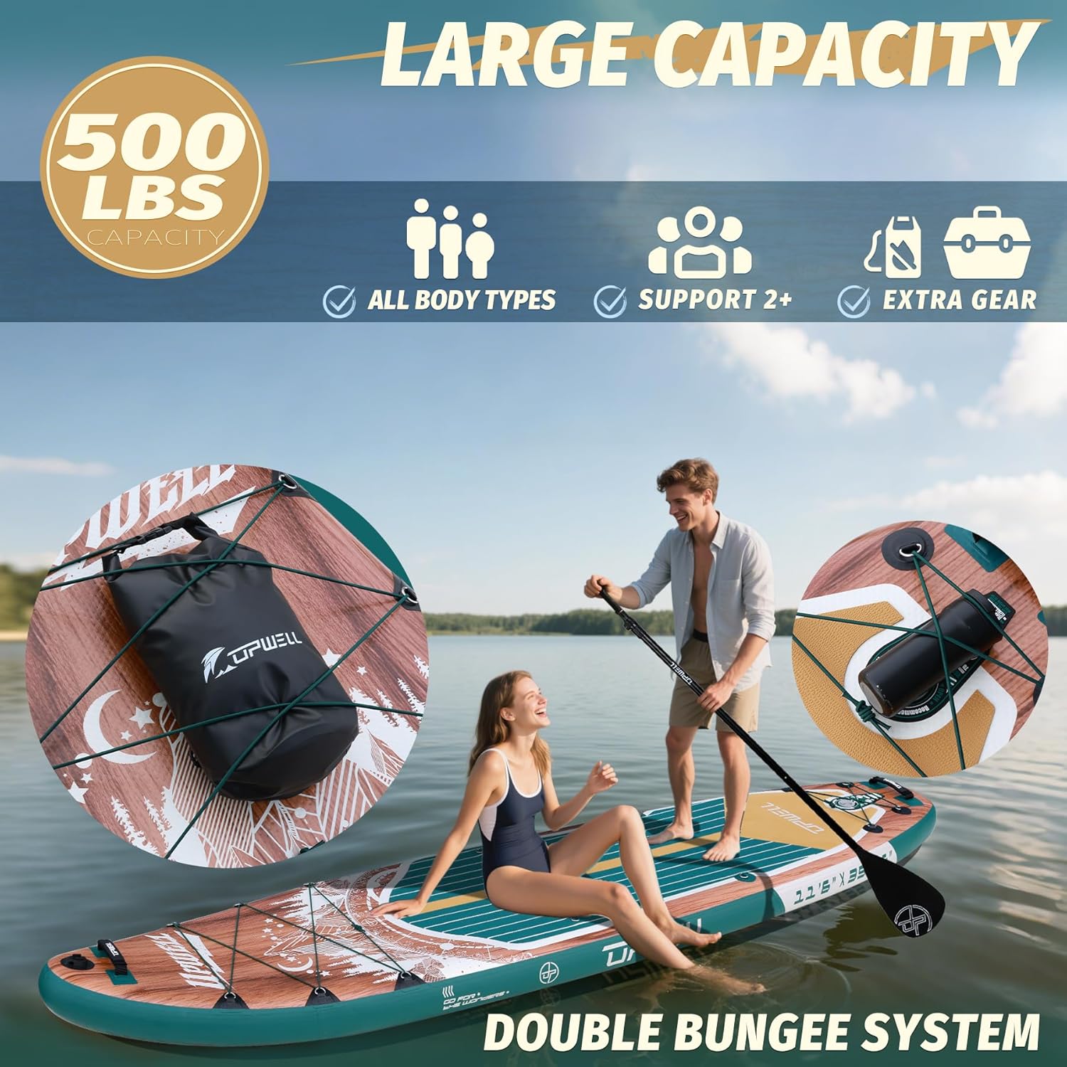 Inflatable Stand Up Paddle Boa - đánh giá và giá Stand Up Paddle Leash