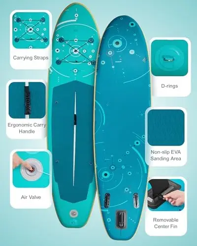Extra Wide Iatable Stand Up Pa - đánh giá và giá Stand Up Paddle Leash